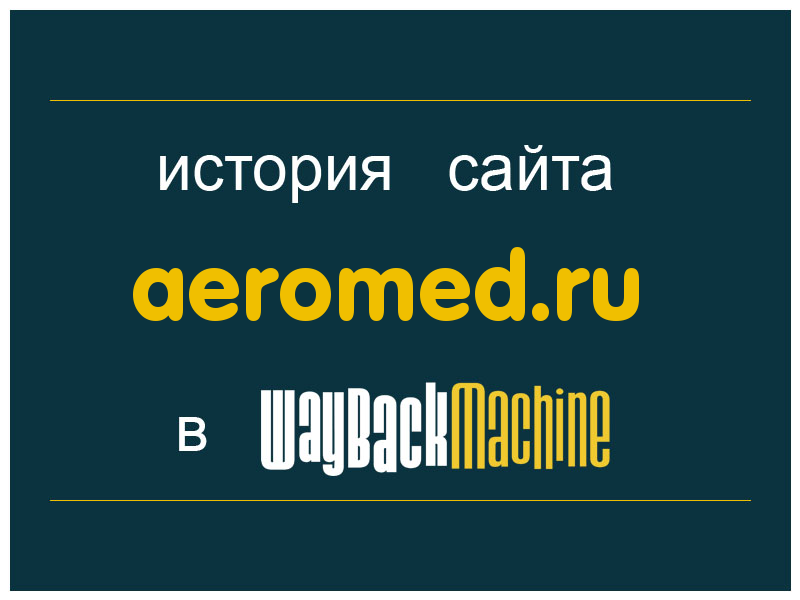 история сайта aeromed.ru