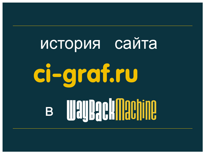 история сайта ci-graf.ru