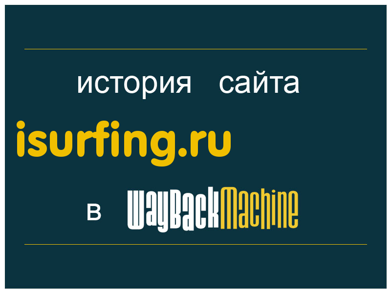 история сайта isurfing.ru