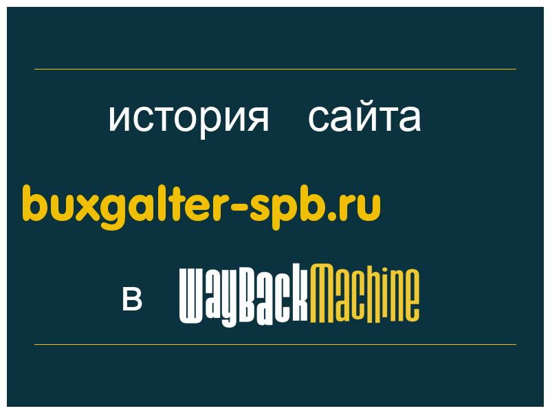 история сайта buxgalter-spb.ru