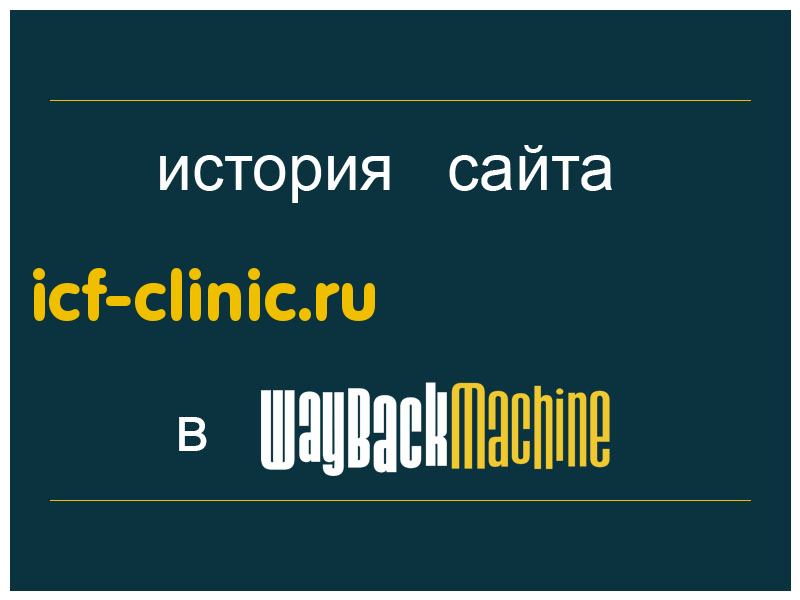 история сайта icf-clinic.ru